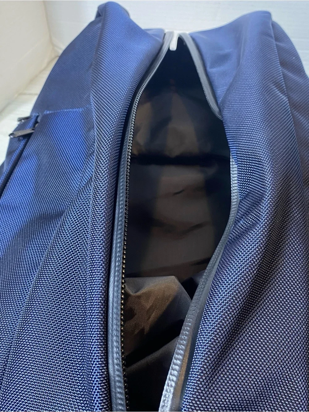 Aer Duffel Gym Work Backpack Laptop Bag Navy Blue Cordura Nylon Excellent